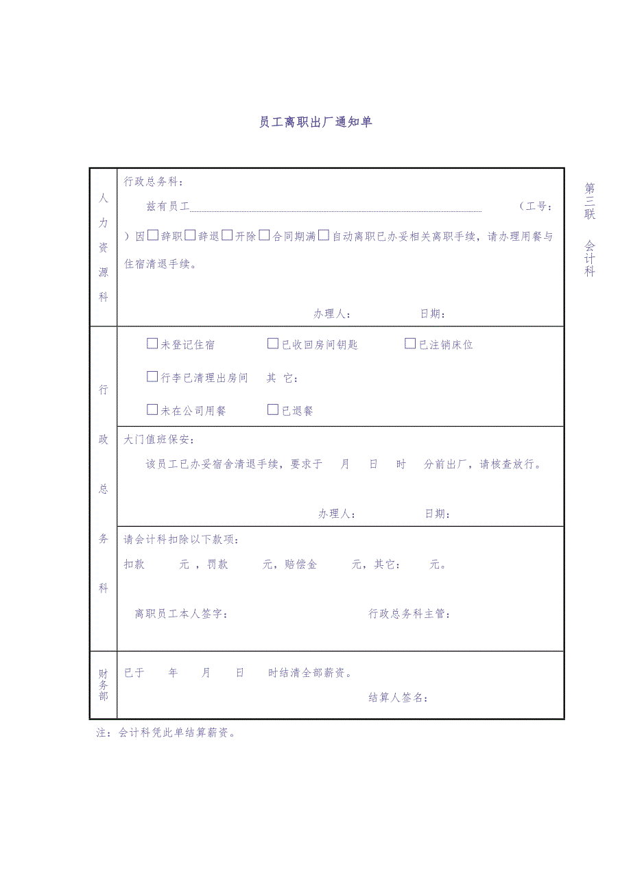 员工离职出厂通知单-模板（天选打工人）.docx_第4页