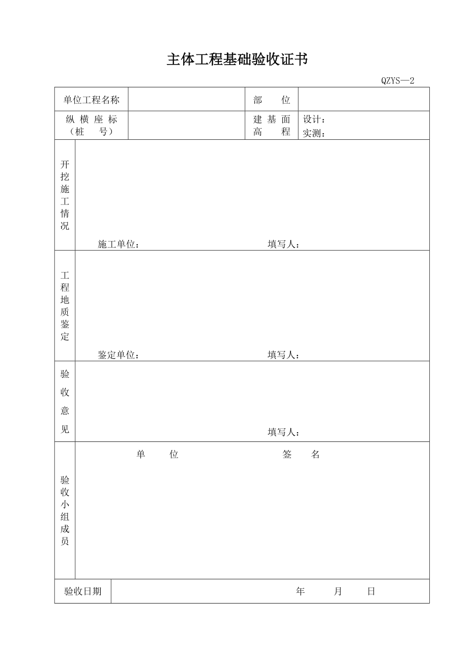 水利工程验收常用表格.doc_第4页