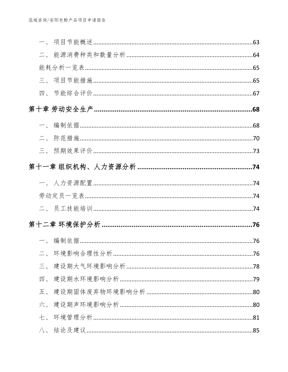 安阳色酚产品项目申请报告参考模板_第4页