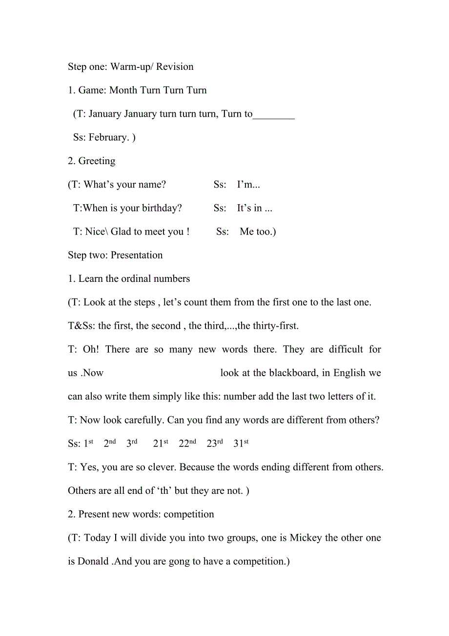 新起点五下Unit15教案屈婕_第3页