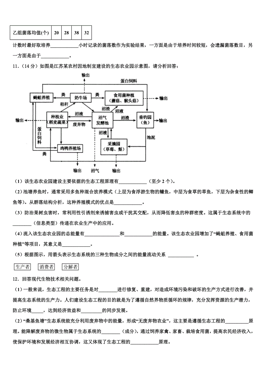 湖南省浏阳一中、攸县一中2022学年高三(最后冲刺)生物试卷(含解析).doc_第4页