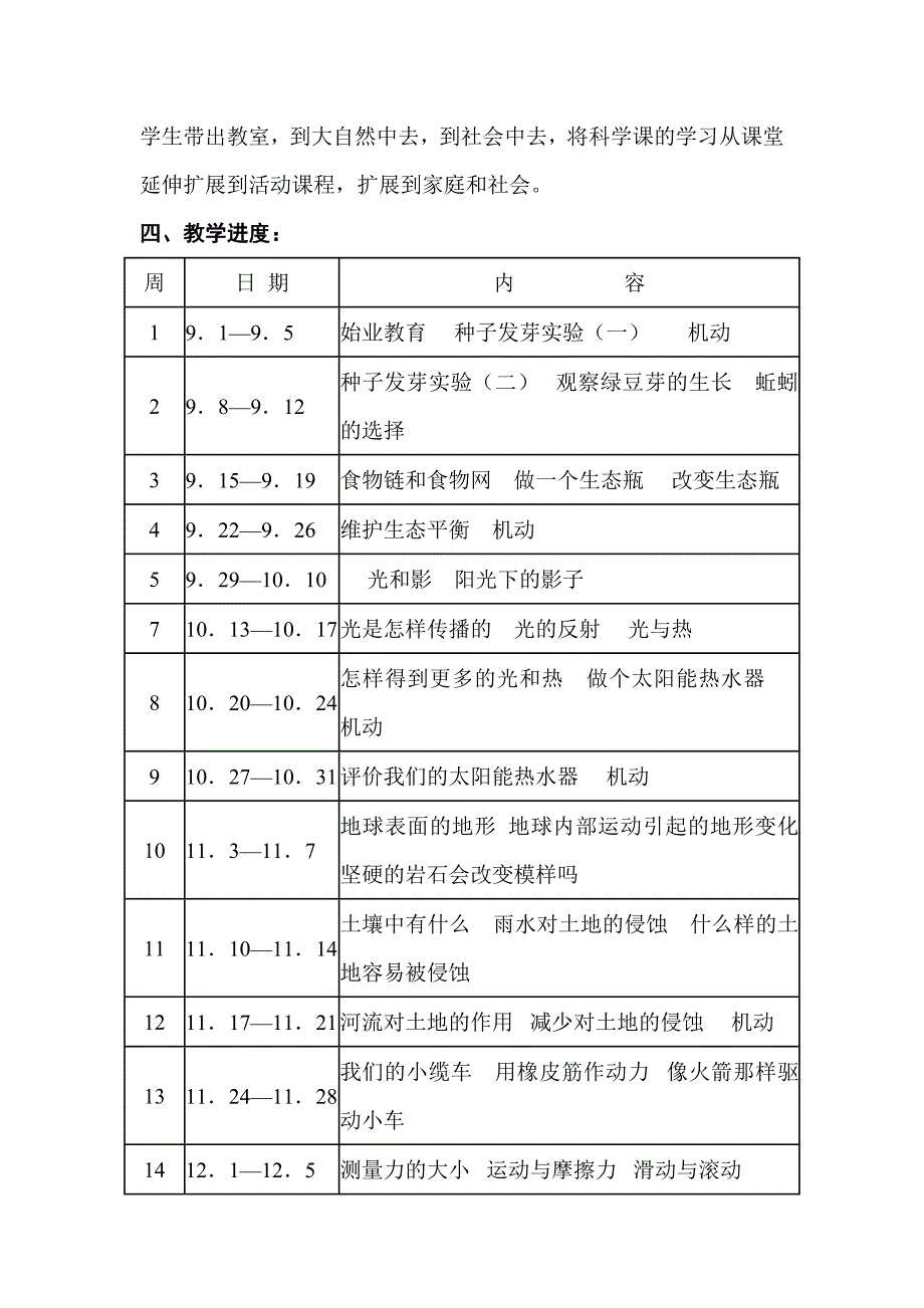 五年级上册科学教学计划.doc_第4页