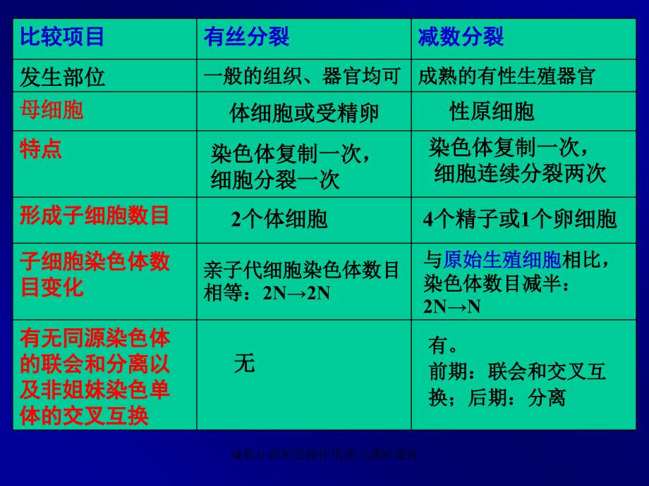 减数分裂和受精作用第三课时课件_第4页