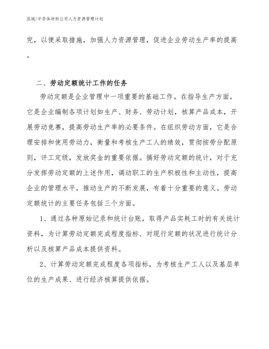 半导体材料公司人力资源管理计划_第5页