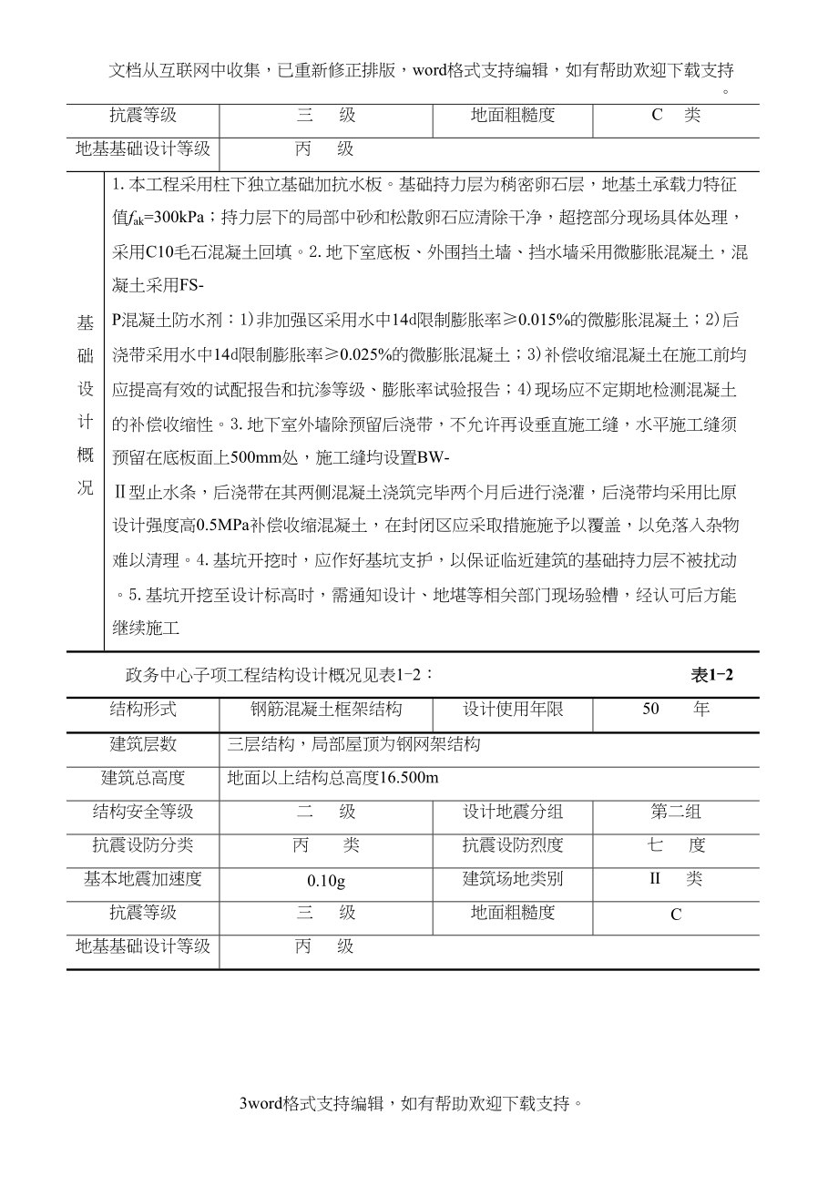 基坑开挖支护施工方案排桩基坑降水(DOC 57页)_第3页