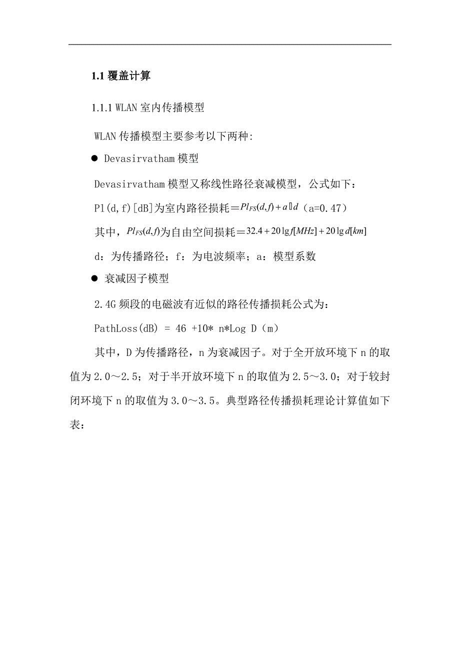 WLAN损耗计算zzyd.doc_第1页