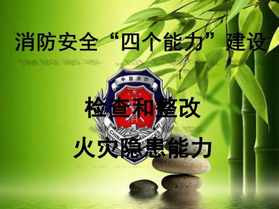 检查和整改火灾隐患的能力_第1页