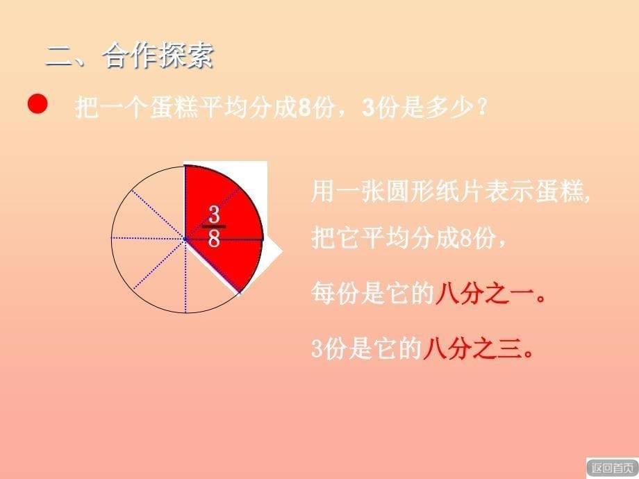 2022三年级数学上册第九单元认识几分之几信息窗1教学课件青岛版_第5页