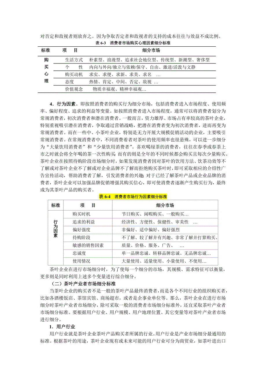 第六章茶叶目标市场确定_第4页