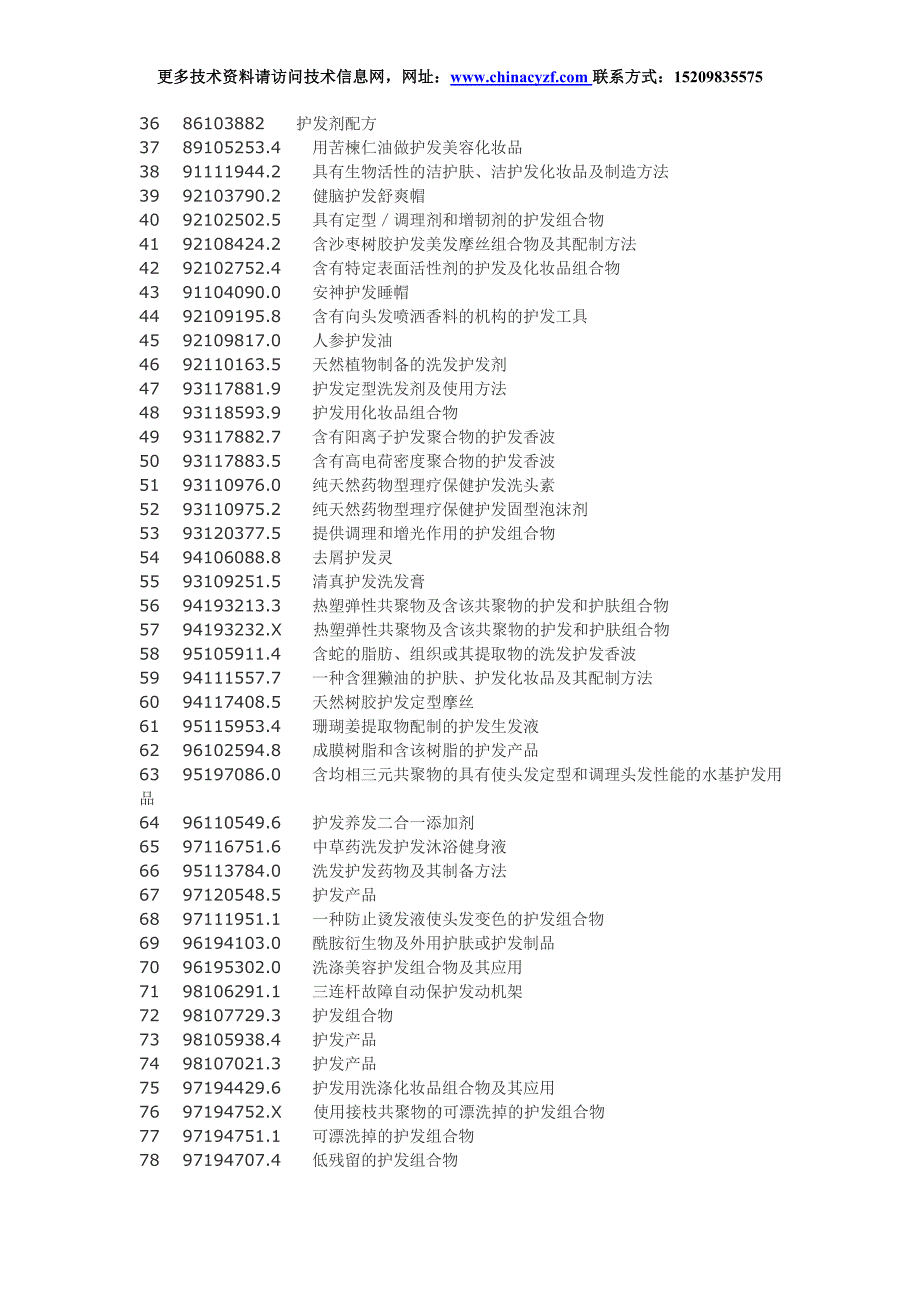 I311、护发素配方护发液制备工艺技术.doc_第2页