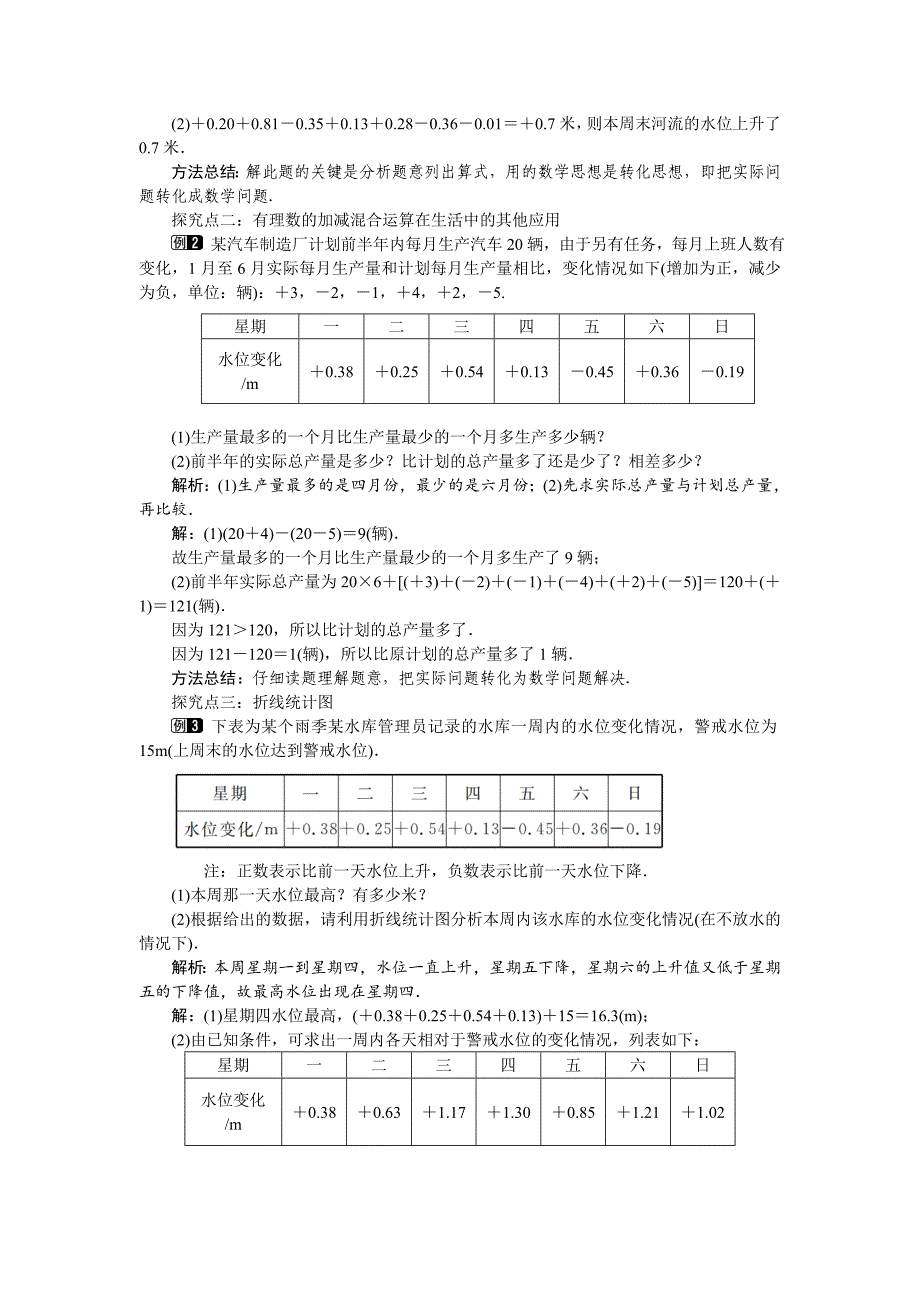 [最新]【北师大版】七年级上册数学：第2章6 第2课时 有理数的加减混合运算的实际应用1_第2页