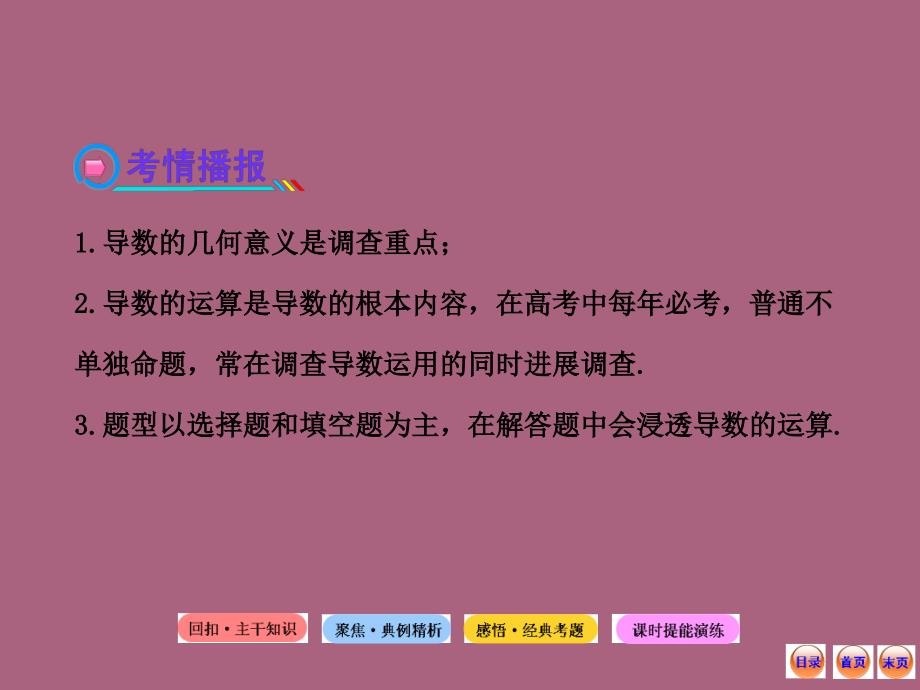 高中全程复习方略配套导数与导数的运算ppt课件_第3页