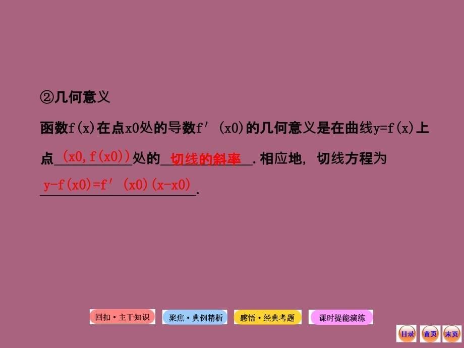 高中全程复习方略配套导数与导数的运算ppt课件_第5页