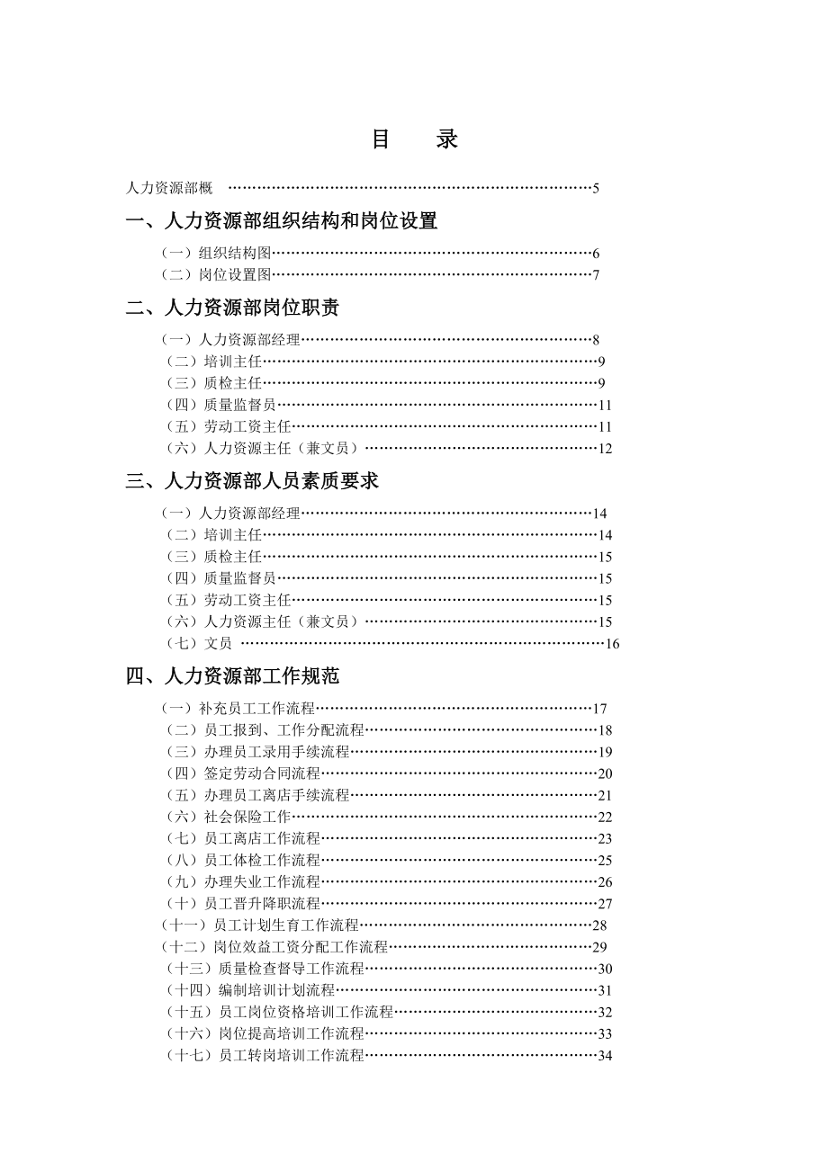 酒店人力资源部概要_第1页