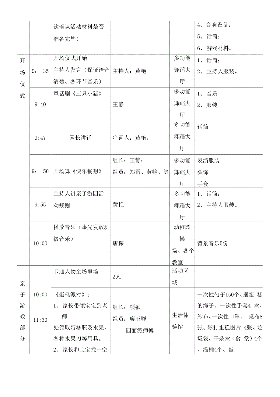 幼儿园早教机构联谊活动方案_第3页