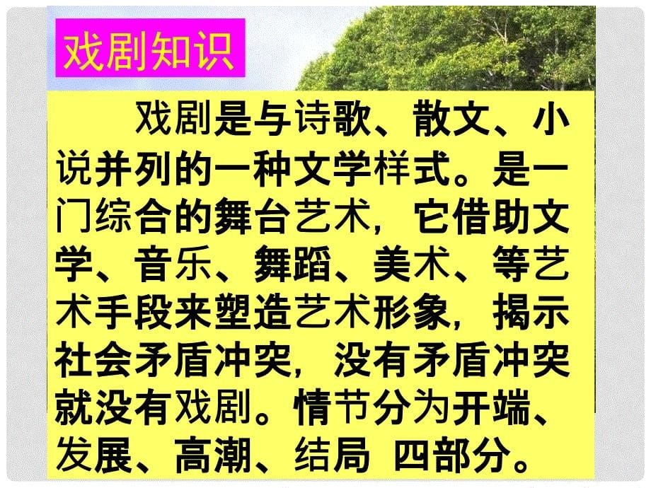 广东省中大附中三水实验学校九年级语文上册《威尼斯商人》课件 新人教版_第5页