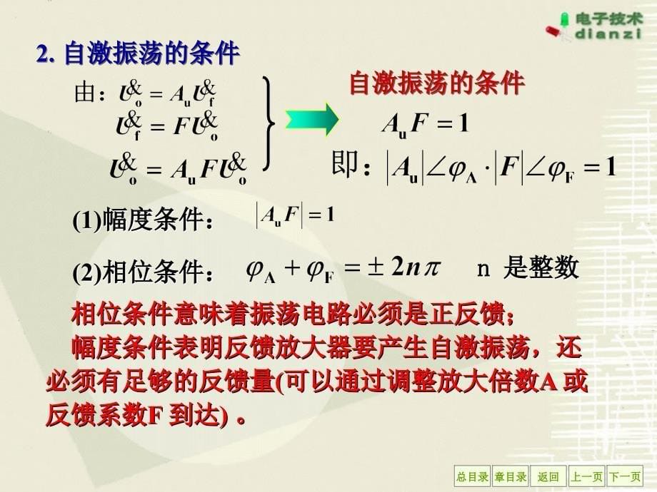 电工学第18章正弦波振荡电路ppt课件_第5页