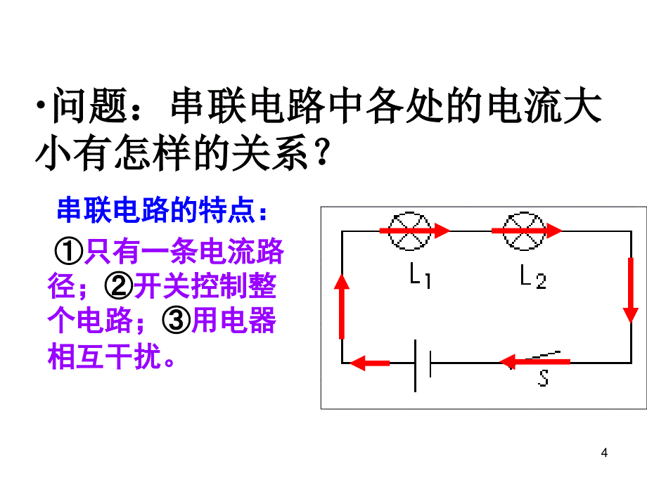 串联电路并联电路的电流特点PowerPoint演示文稿_第4页