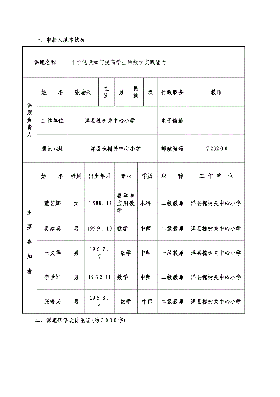 校本研修课题立项申请书_第4页