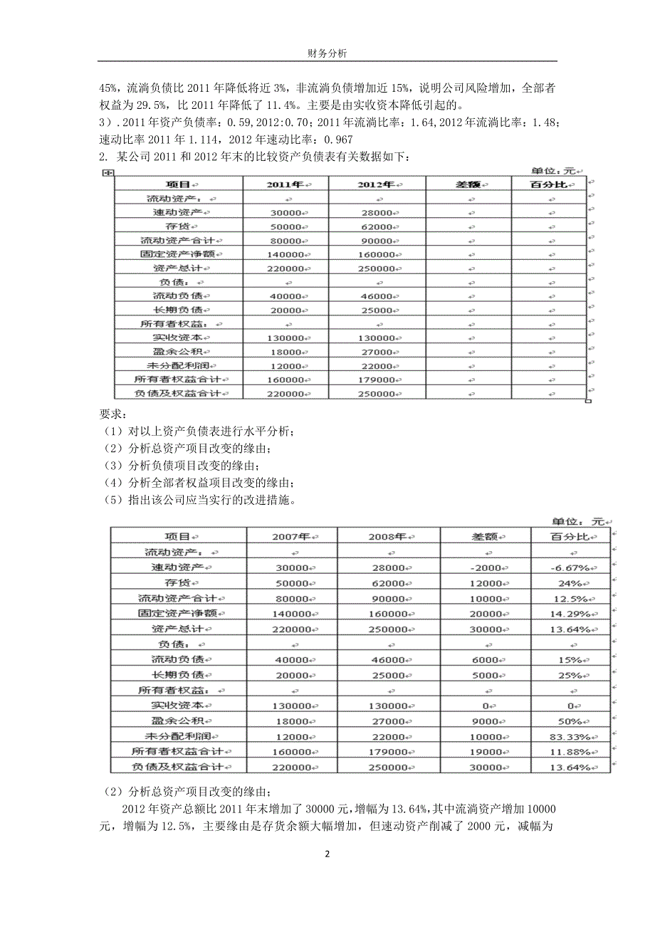 财务分析的文档_第2页