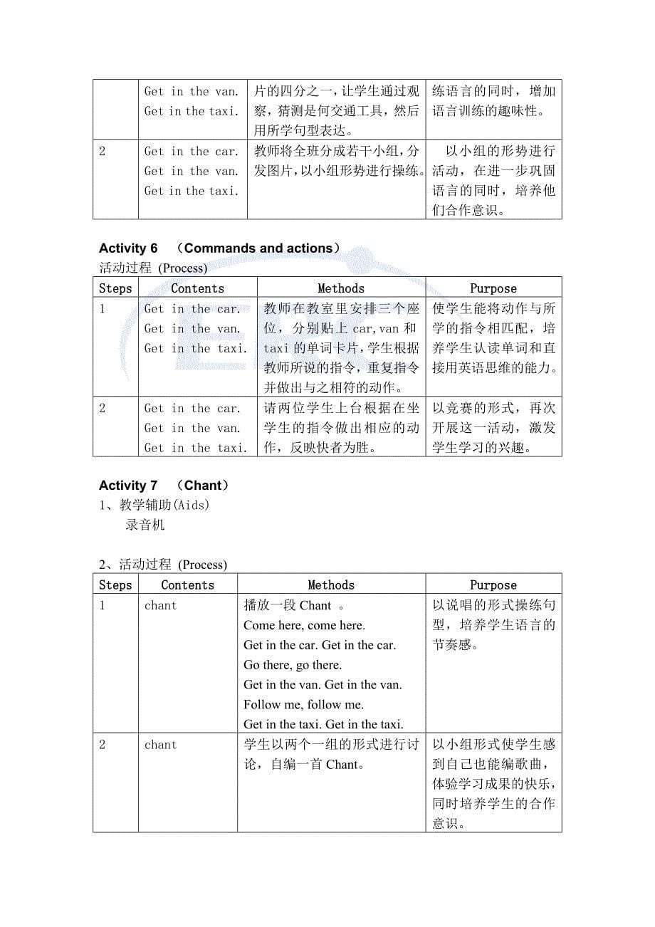 小学二年级英语英语教案共7页_第5页