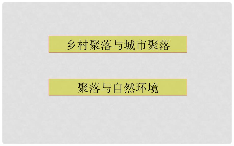 七年级地理上册 6.1 聚落与环境课件 晋教版_第4页