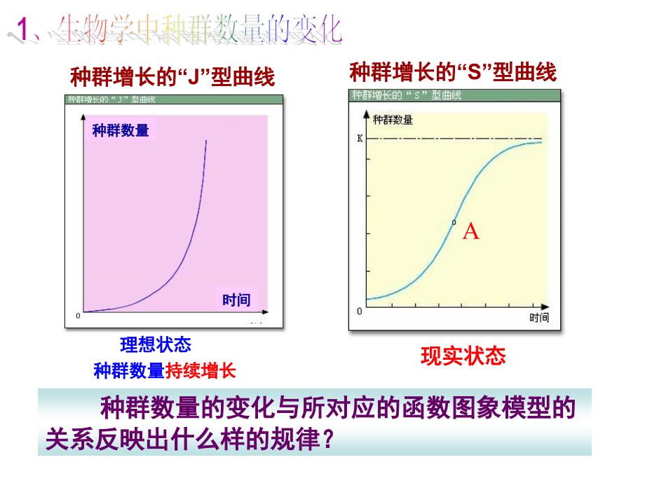 生物学中种群数量的变化问题_第1页