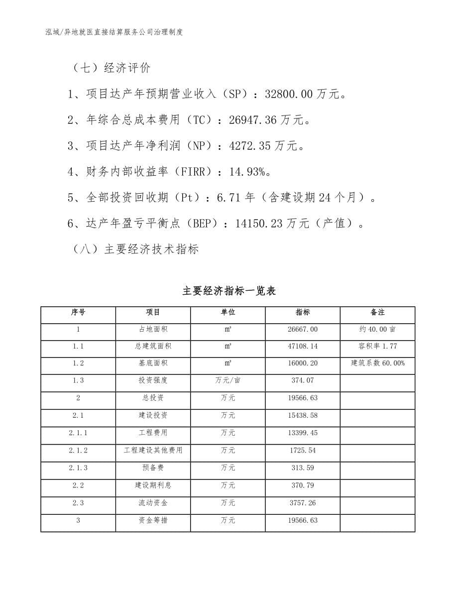 异地就医直接结算服务公司治理制度_第5页