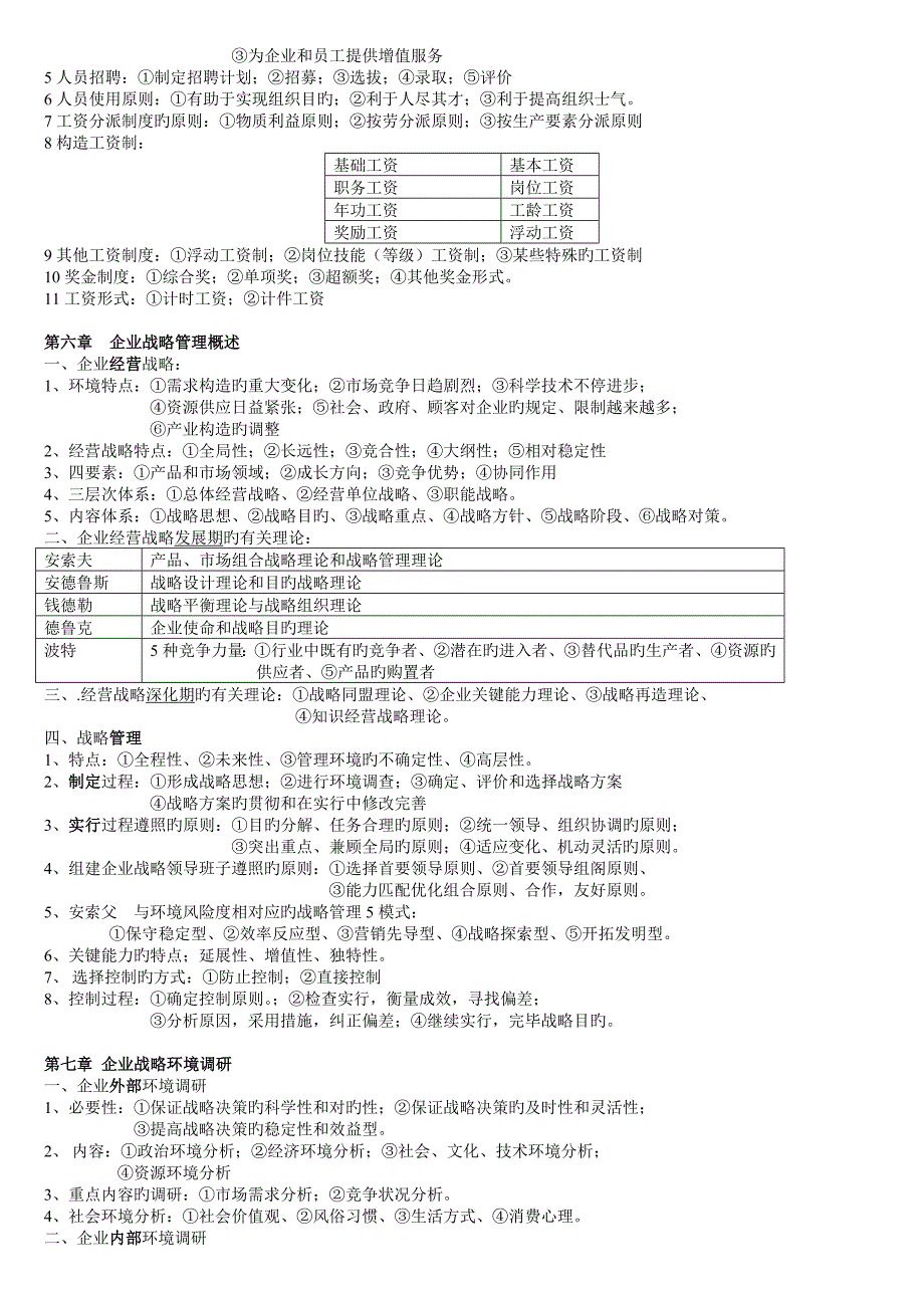 2023年工商企业管理自考资料_第3页