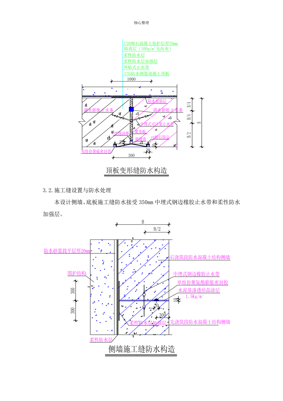 U型槽地道防水施工方案_第4页