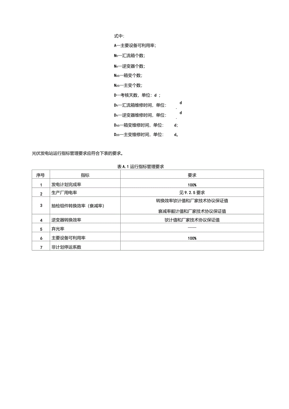 光伏发电站能效指标统计及计算方法、效率测试相关记录_第2页