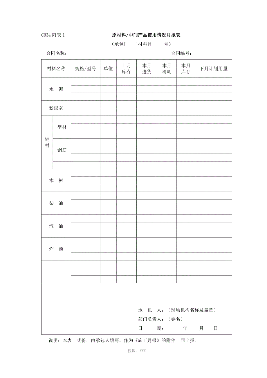 水利施工月报最新版_第4页