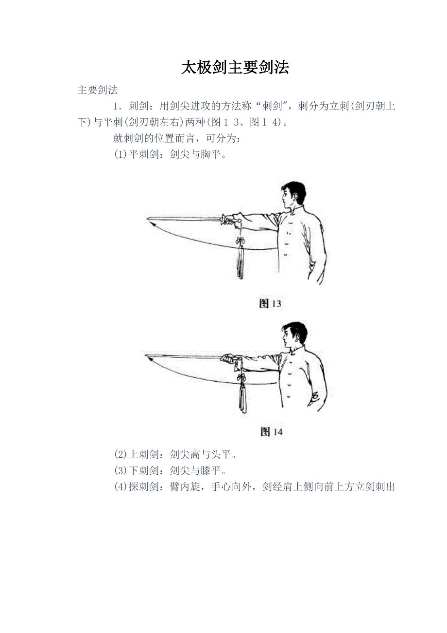 太极剑主要剑法_第1页