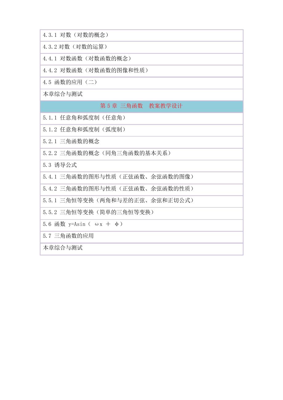 【新教材】部编统编版高中数学必修第一册A版全册教案教学设计(含教学计划、章末综合与测试)_第2页