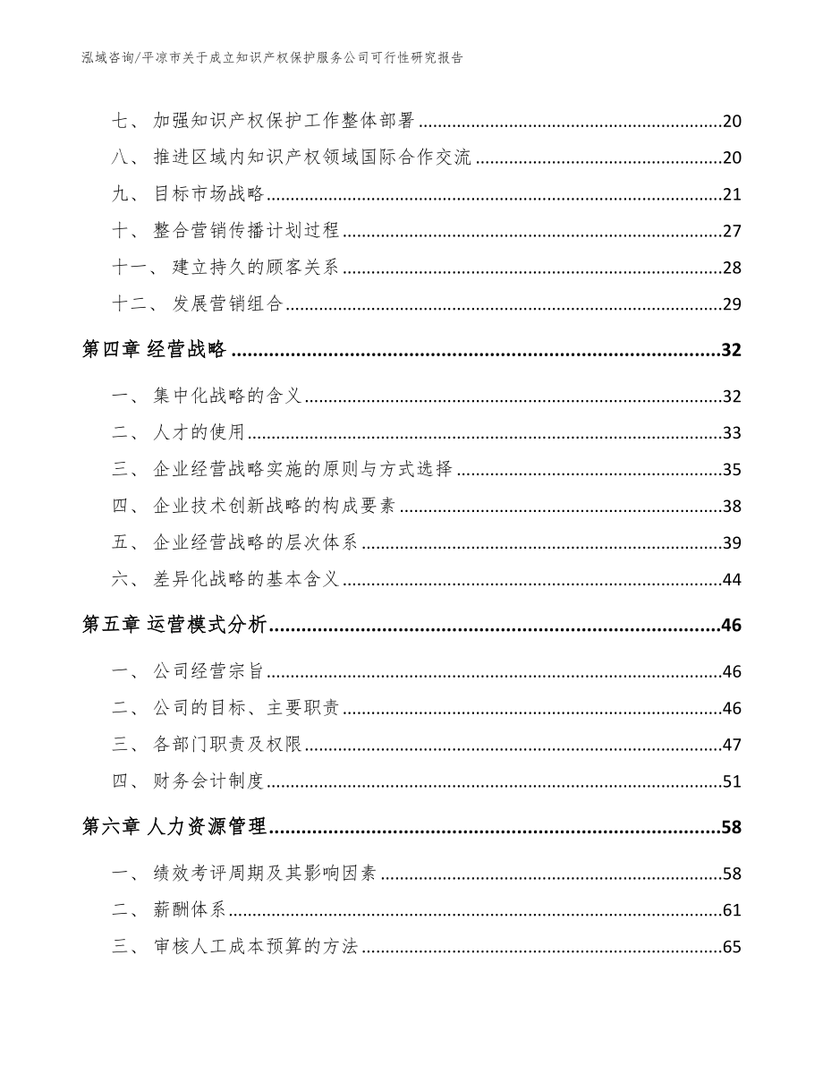 平凉市关于成立知识产权保护服务公司可行性研究报告（范文）_第2页