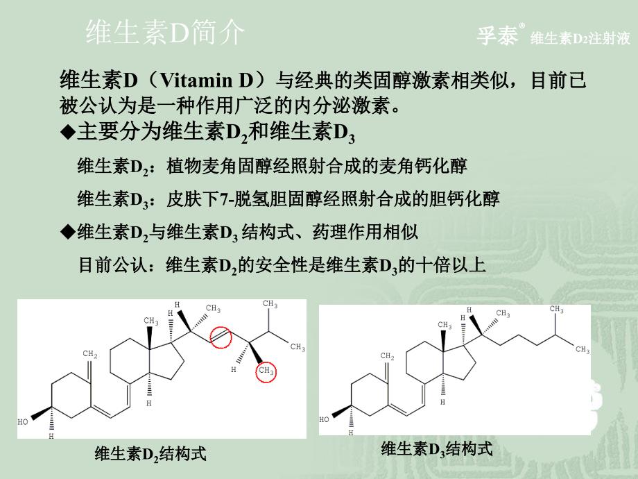 维生素D2注射液ppt参考课件_第3页