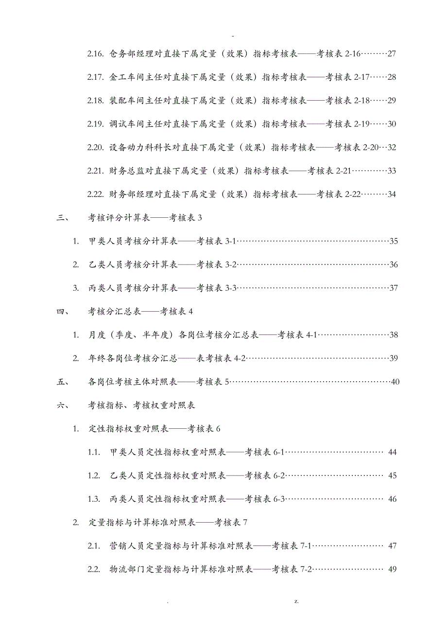 某公司效考核全套流程表格_第2页