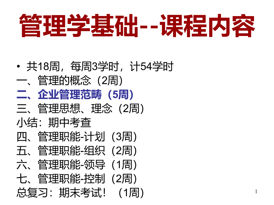 《管理学基础》单凤儒第六版 第一章管理概述ppt课件_第1页