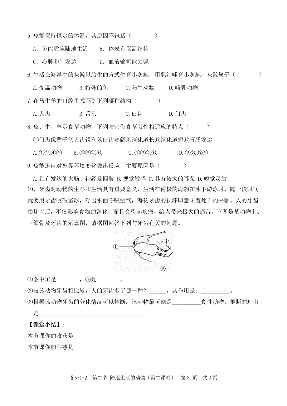 512陆地生活的动物第二课时_第3页