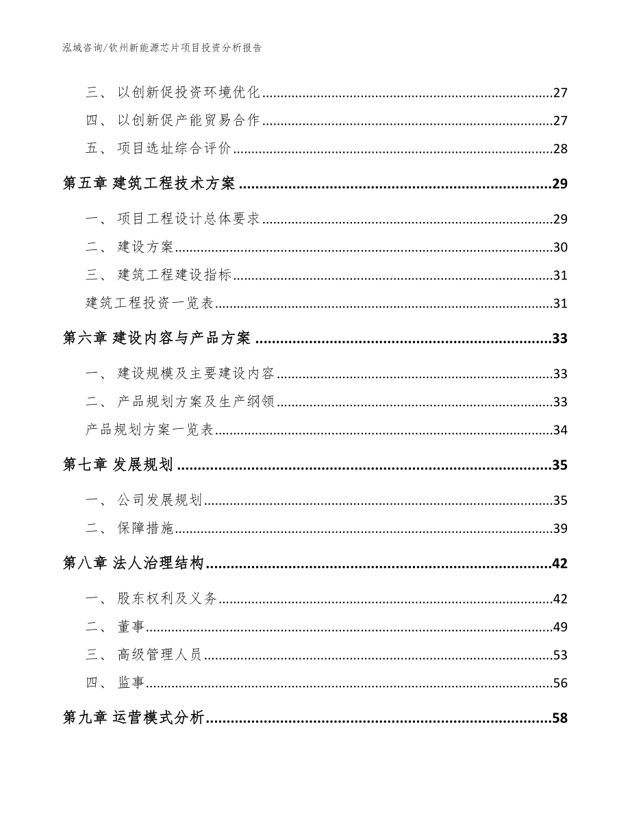 钦州新能源芯片项目投资分析报告模板_第2页