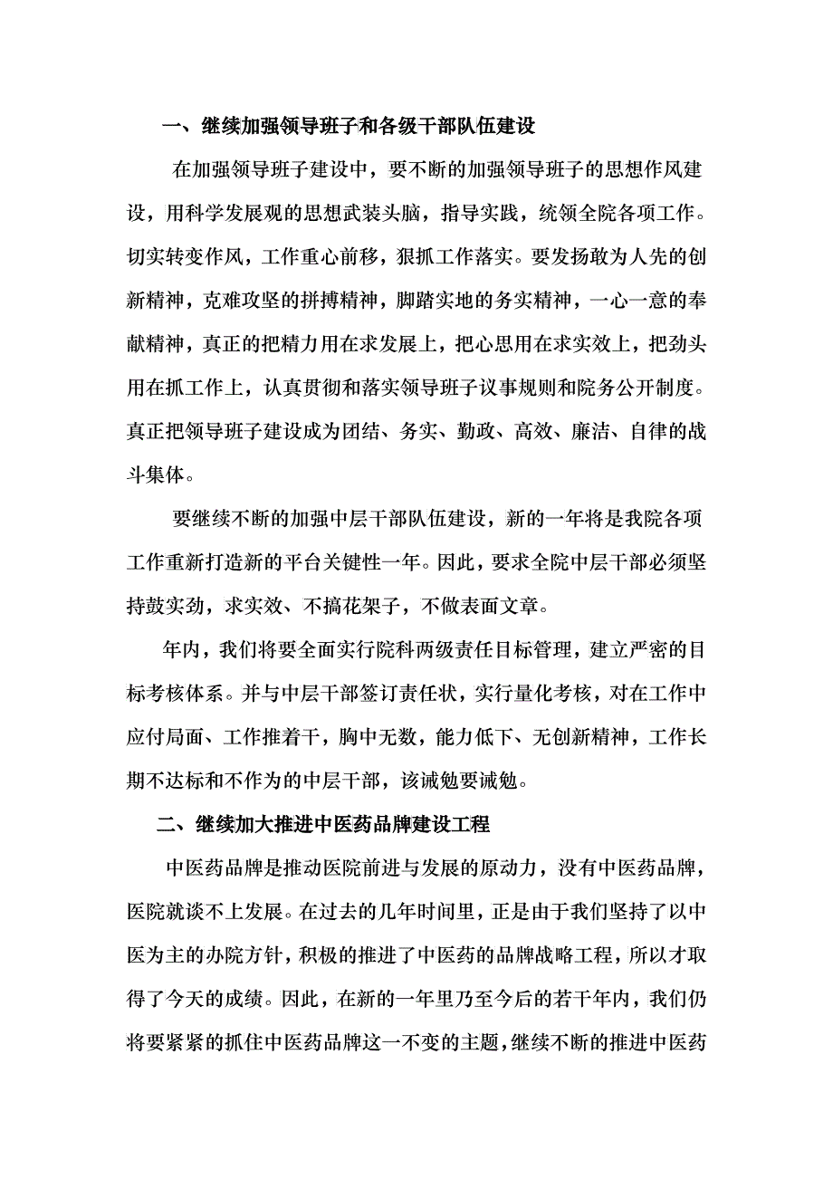 辽阳市中医院年度工作计划_第3页