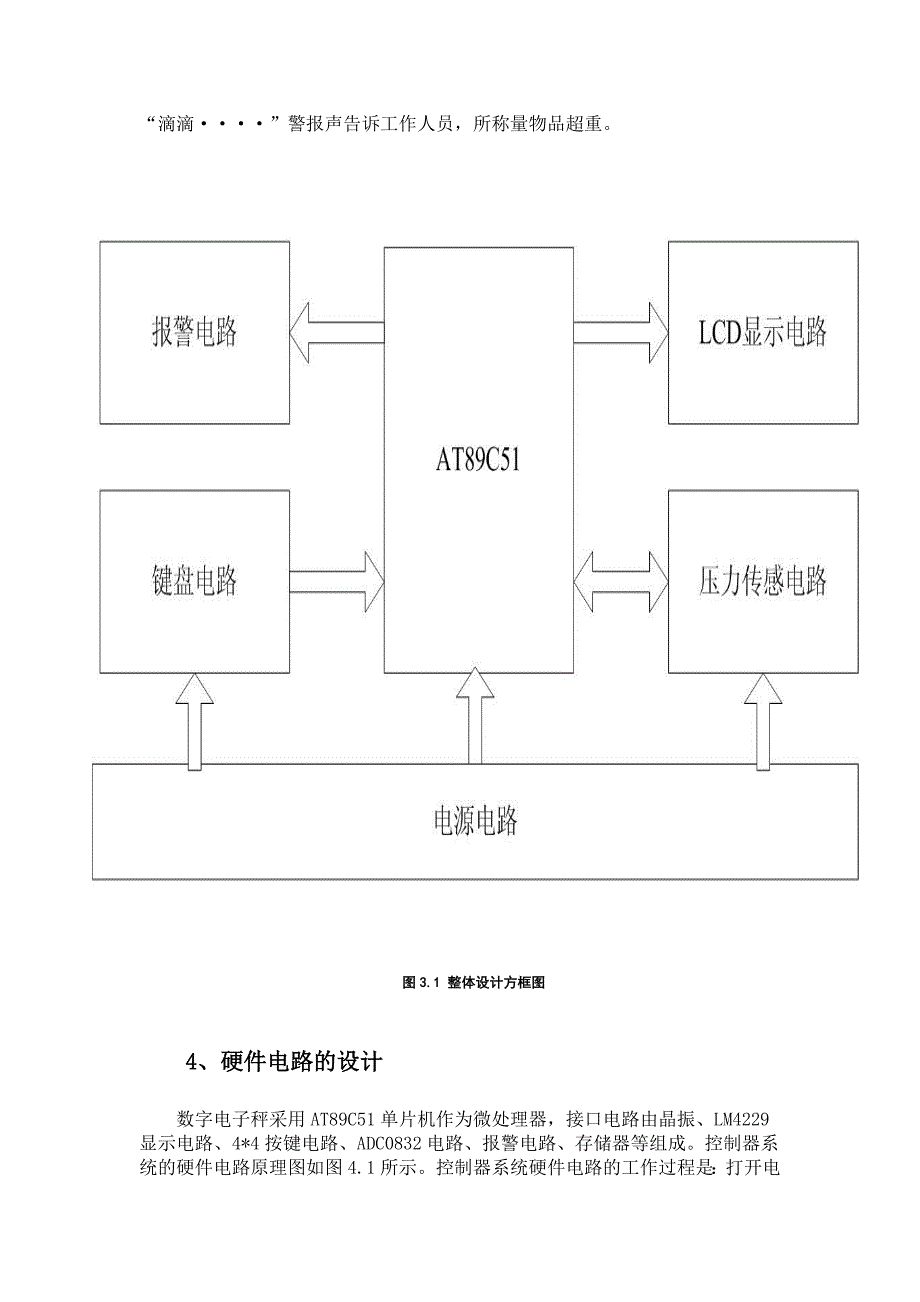 基于AT89C51的数字电子秤的设计_第4页