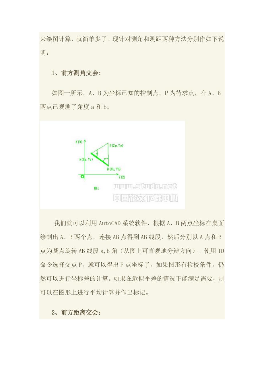 AutoCAD、全站仪和编程计算器在工程测量中的应用50354_第3页