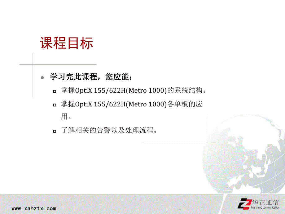 OptiX155622H(Metro1000)V3R4系统介绍_第4页