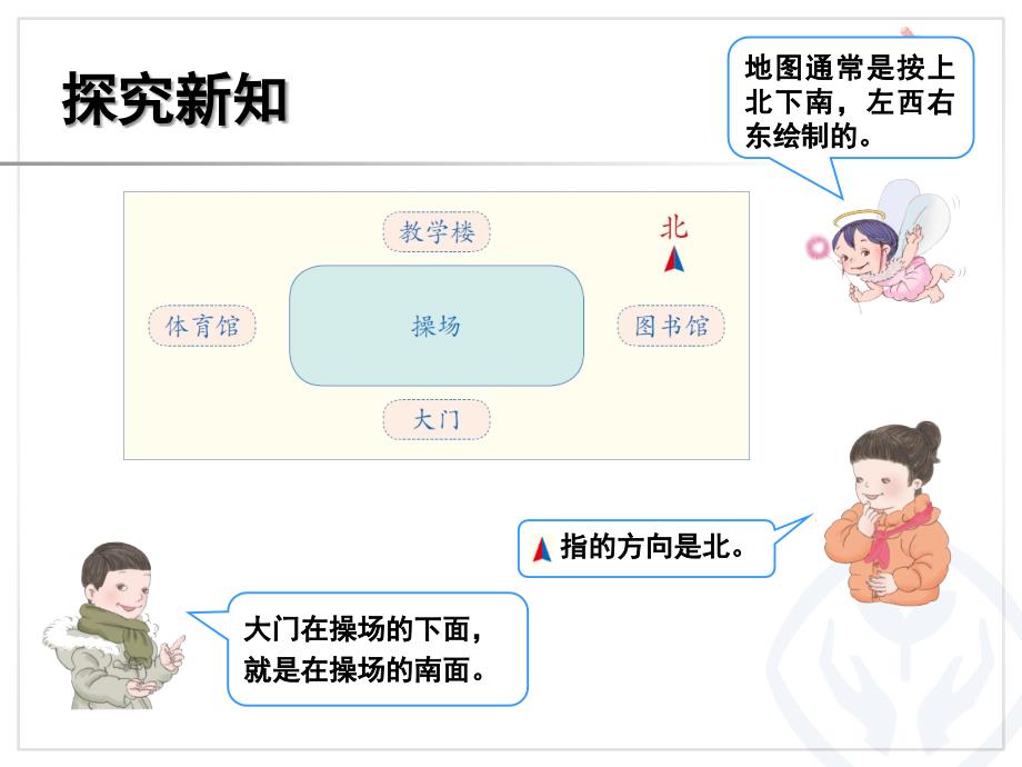 三年级数学下册第一单元位置与方向例2PPT课件_第2页