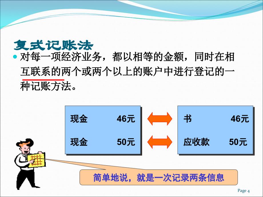 单式记帐法和复式记账法的对比概要课件_第4页