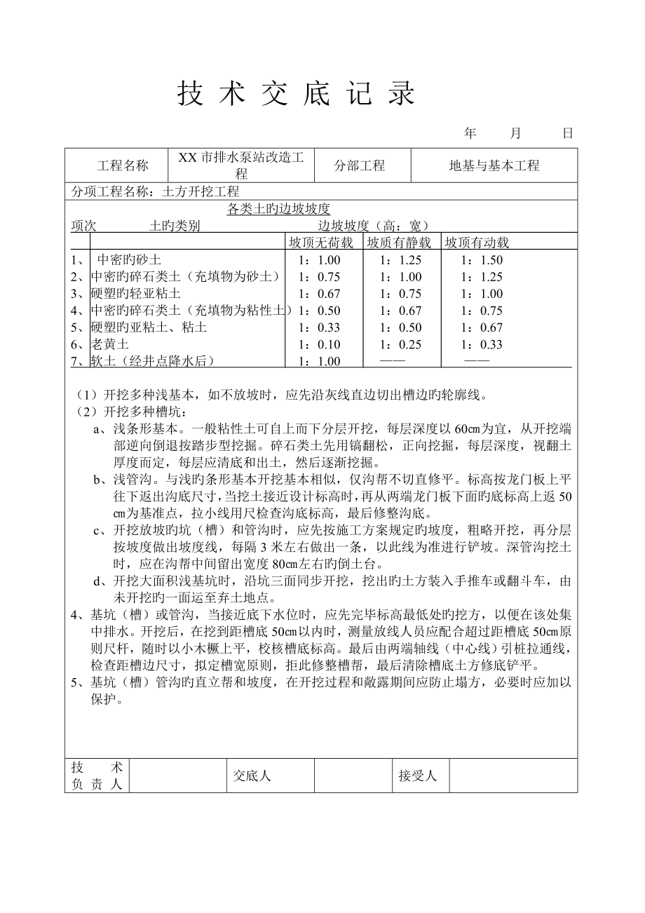 施工技术交底市政泵站施工用_第2页