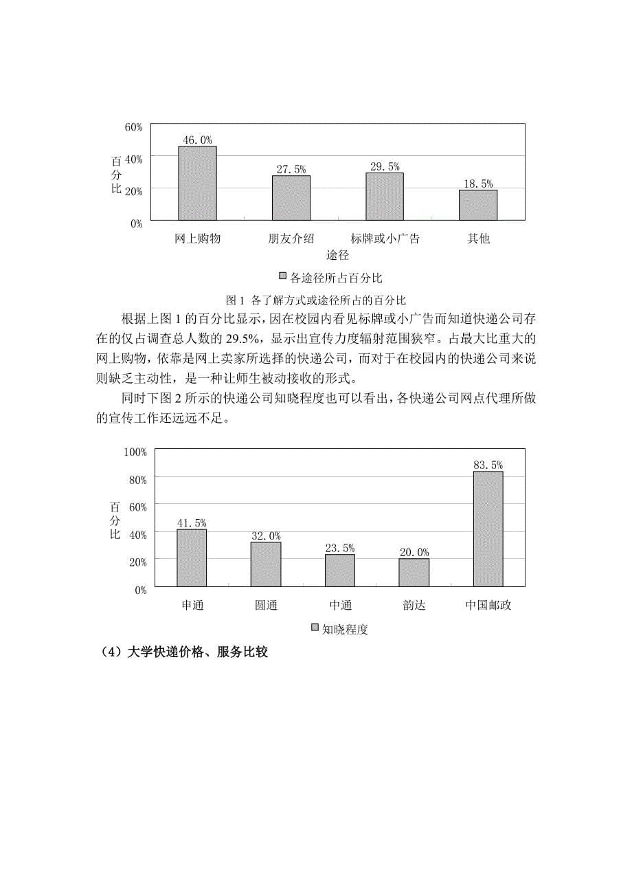 广二师快递中心商业策划书_第5页