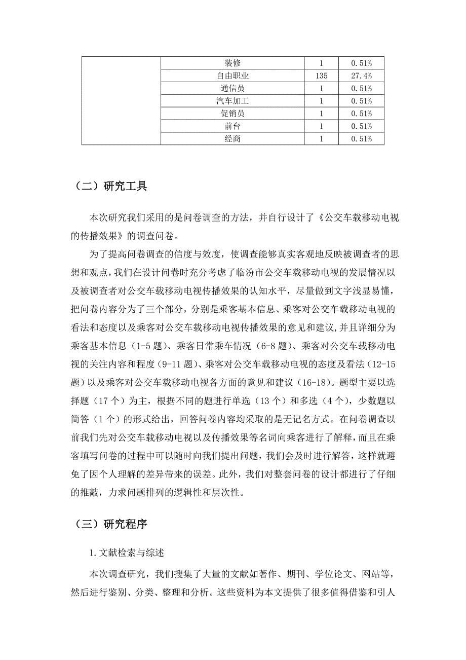 公交车载移动电视的传播效果调研报告_第5页