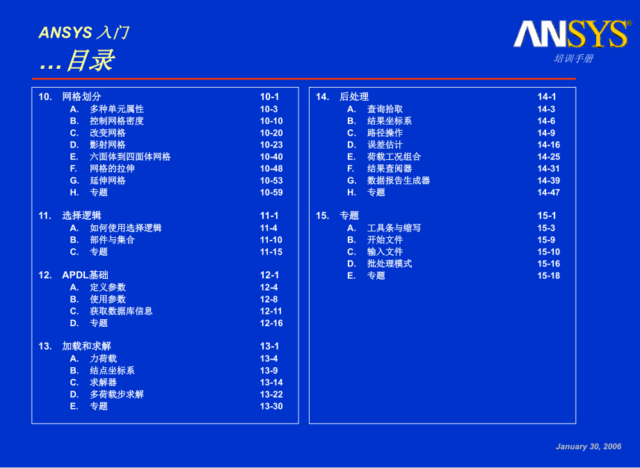 ANSYS14.0培训PPT经典_第3页